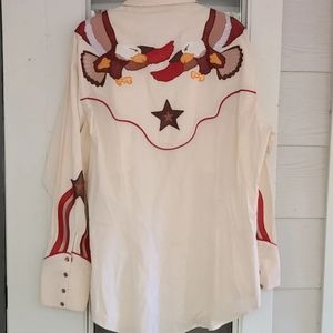 70s vintage pearl snap